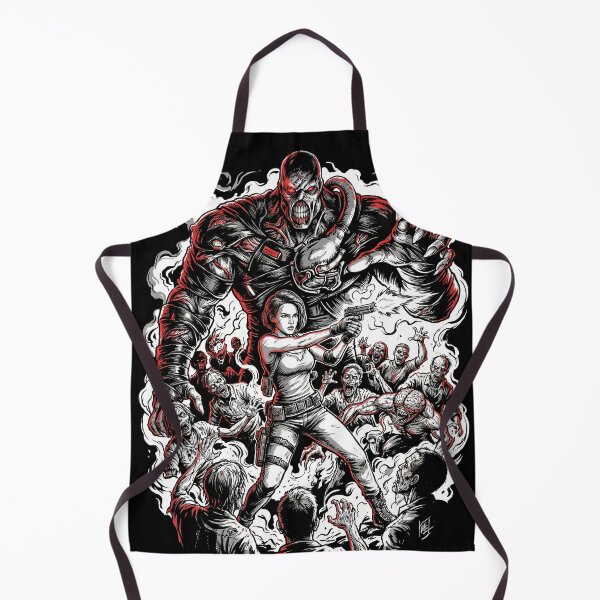 Item preview, Resident Evil 3 Remake Jill Chris Leon Claire S.T.A.R.S. RPD Raccoon City Zombies Nemesis Tyrant Biohazard Collage Fan Art Poster T-Shirt Sticker Print Gift designed and sold by Senpaiwaves.