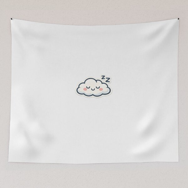 Item preview, Cute Sleepy Cloud Kawaii Zzz Sticker designed and sold by Snark Studio.