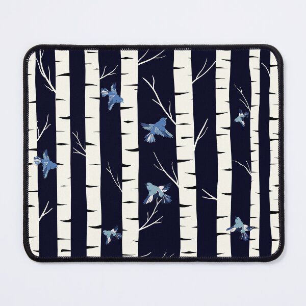 Item preview, Birch forest at night designed and sold by Marla-und-Bob.