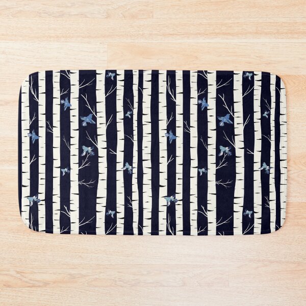 Item preview, Birch forest at night designed and sold by Marla-und-Bob.