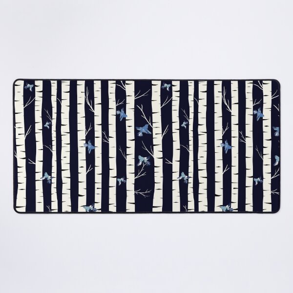 Item preview, Birch forest at night designed and sold by Marla-und-Bob.