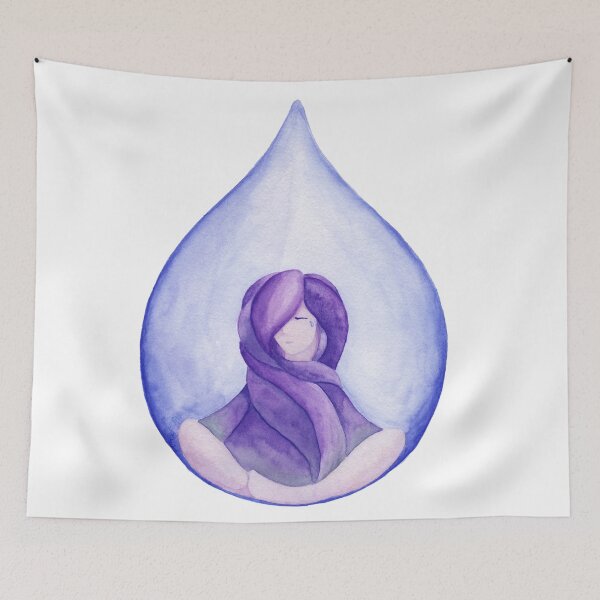 Item preview, Tear Drop-Violet designed and sold by Patricia Bacchus.