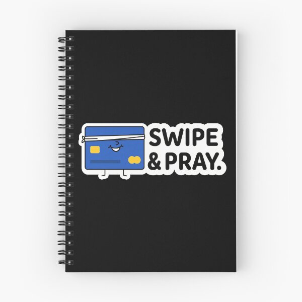 Item preview, Swipe and Pray Funny Credit Card Debt Humor designed and sold by Sassy Cult.