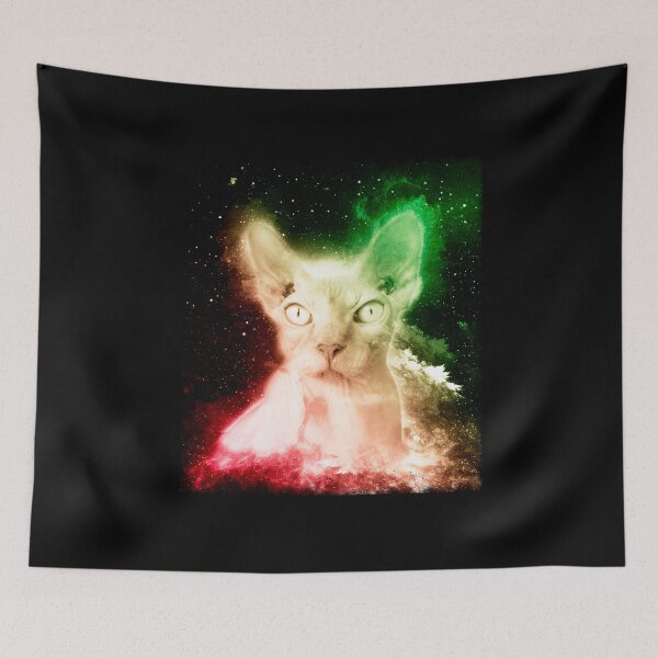 Item preview, Hairless Cat Shirt Vintage Sphynx Cat Space T Shirt designed and sold by cgocgy.