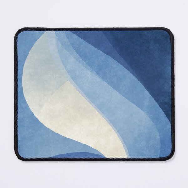 Item preview, Soft Blue Abstract Waves – Calm Ocean Flow designed and sold by NewArt33.