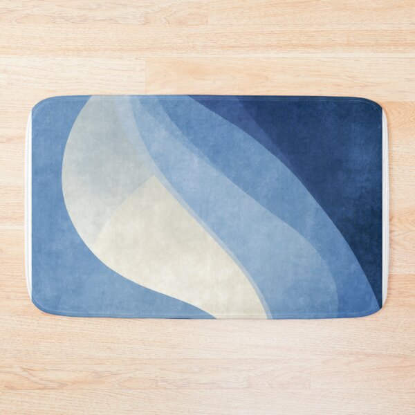 Item preview, Soft Blue Abstract Waves – Calm Ocean Flow designed and sold by NewArt33.