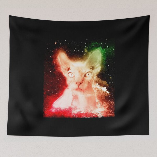 Item preview, Hairless Cat Shirt Cosmic Sphynx Cat Space T Shirt designed and sold by cgocgy.