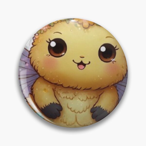 Aperçu de l'œuvre Abeille kawaii avec des fleurs créée et vendue par MiniPrintMagic.