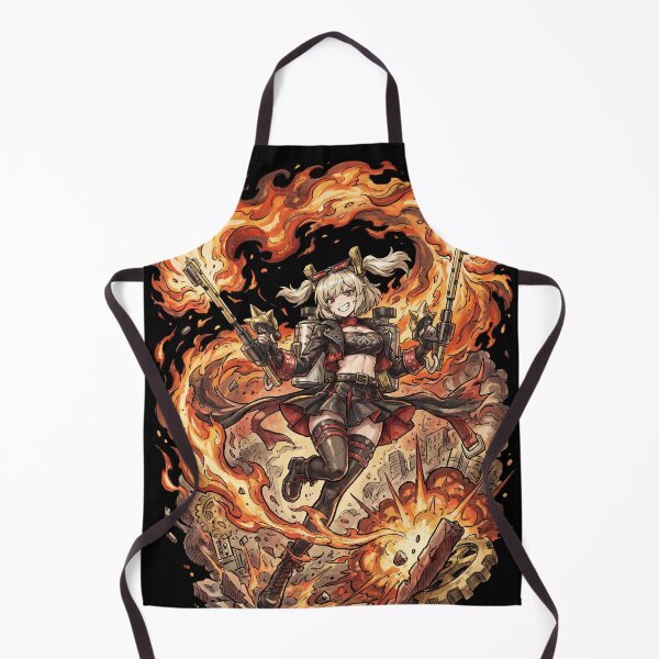 Item preview, Burnice White Zenless Zone Zero ZZZ Sons of Calydon Fire Anomaly Nitro Fuel Flamethrower Afterburner Bartender Fan Art Portrait Poster T-Shirt Sticker Gift designed and sold by Senpaiwaves.
