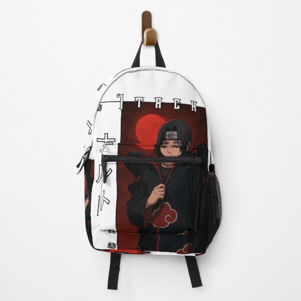 Item preview, Crimson Moon Ninja – Dark Anime Shinobi Portrait designed and sold by lamiarte.