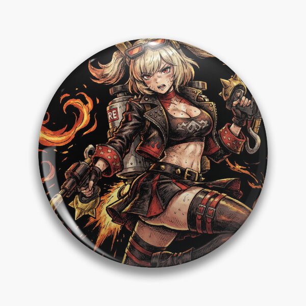 Item preview, Burnice White Zenless Zone Zero ZZZ Sons of Calydon Fire Anomaly Nitro Fuel Flamethrower Afterburner Bartender Fan Art Portrait Poster T-Shirt Sticker Gift designed and sold by Senpaiwaves.