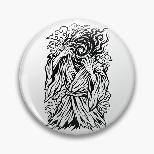 Item preview, Noppera-bō: The Faceless Ghost | Japanese Yokai Blackwork designed and sold by WanderSwag.