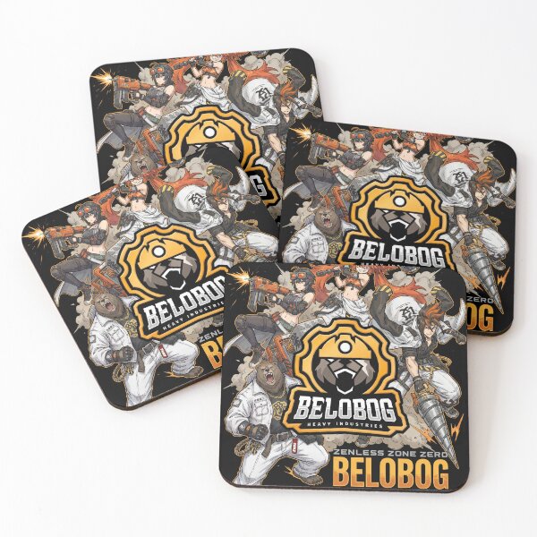 Item preview, Belobog Heavy Industries Team Zenless Zone Zero ZZZ Koleda Ben Bigger Grace Howard Bear President Stun Defense Engineer Fan Art Group Portrait Poster T-Shirt Sticker Gift designed and sold by Senpaiwaves.