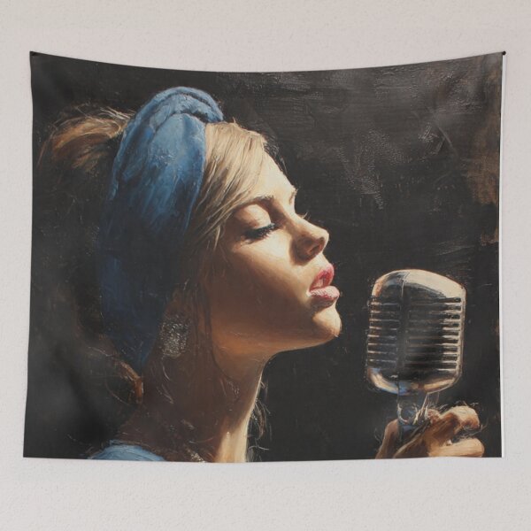 Item preview, Her Voice in Indigo Light designed and sold by afrancisCL.