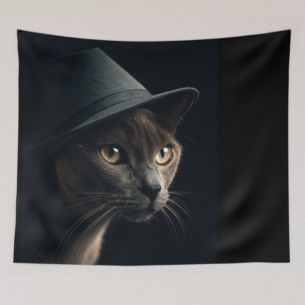 Item preview, "Whisper" Sterling: The Midnight Informant - Cat designed and sold by knappidesign.