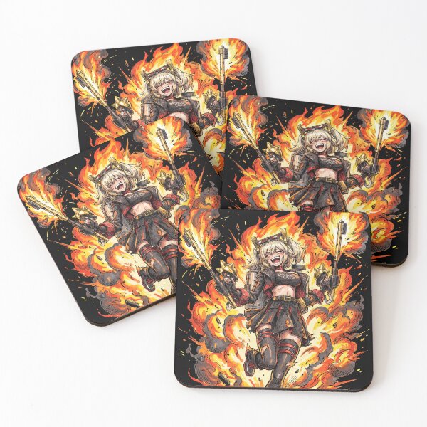 Item preview, Burnice White Zenless Zone Zero ZZZ Sons of Calydon Fire Anomaly Nitro Fuel Flamethrower Afterburner Bartender Fan Art Portrait Poster T-Shirt Sticker Gift designed and sold by Senpaiwaves.