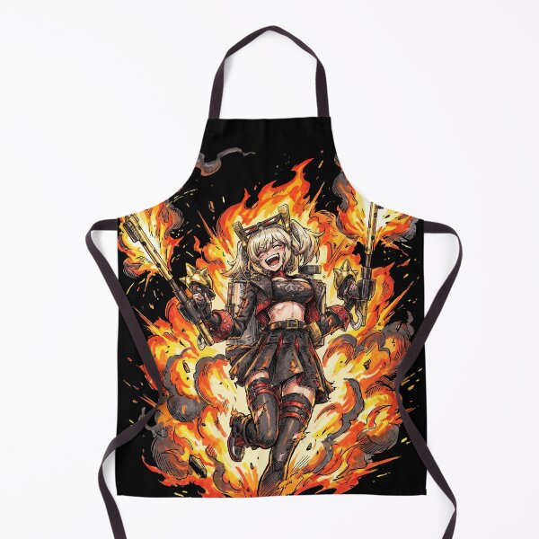 Item preview, Burnice White Zenless Zone Zero ZZZ Sons of Calydon Fire Anomaly Nitro Fuel Flamethrower Afterburner Bartender Fan Art Portrait Poster T-Shirt Sticker Gift designed and sold by Senpaiwaves.