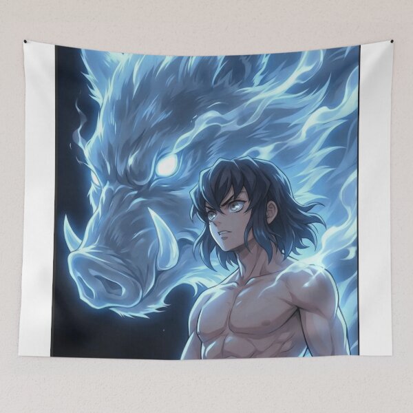 Item preview, Inosuke with Spirit Beast – Wild Warrior Energy designed and sold by VektorVibe.