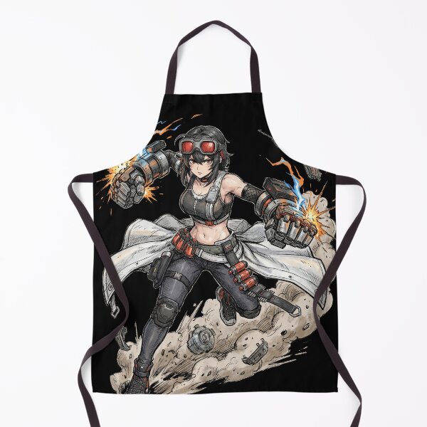 Item preview, Grace Howard Zenless Zone Zero ZZZ Belobog Heavy Industries Electric Anomaly Engineer Gadgets Drones Zap Traps White Hair Fan Art Portrait Poster T-Shirt Sticker Gift designed and sold by Senpaiwaves.