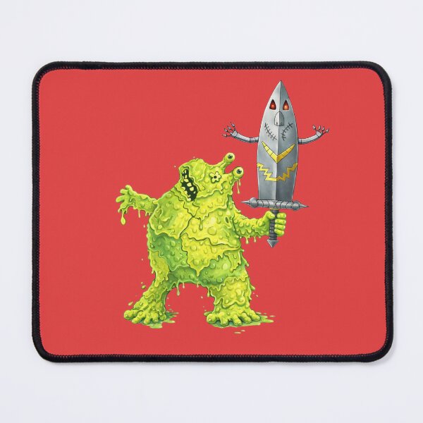 Item preview, Mucus Monster with Living Sword designed and sold by The Satire Fuggler.