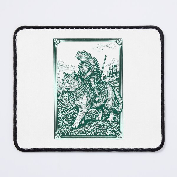 Item preview, Vintage Medieval Knight Cat - Frog Meme designed and sold by RandyHaskins.
