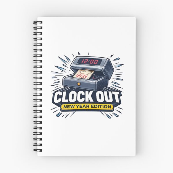 Item preview, CLOCK OUT: NEW YEAR EDITION designed and sold by Rare Plus Apparel!.