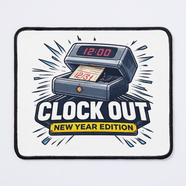 Item preview, CLOCK OUT: NEW YEAR EDITION designed and sold by Rare Plus Apparel!.