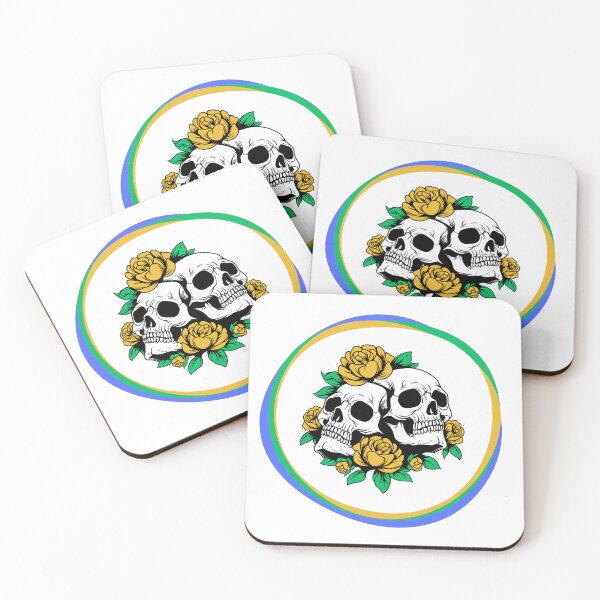 Item preview, Floral Skulls designed and sold by xzdesigns.