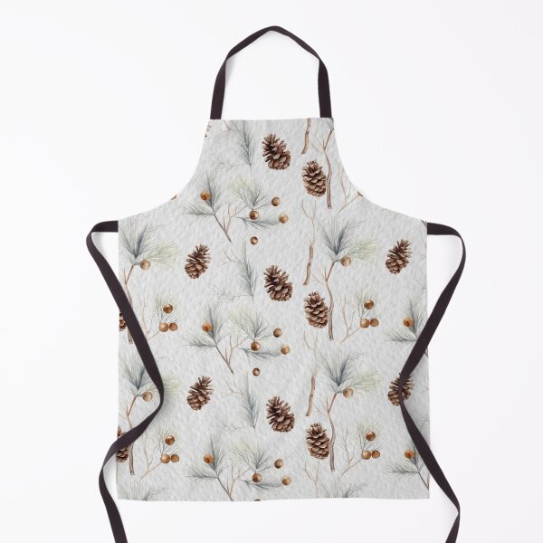 Item preview, Watercolor Winter Pine and Cones Seamless Pattern designed and sold by CharlieDesings.