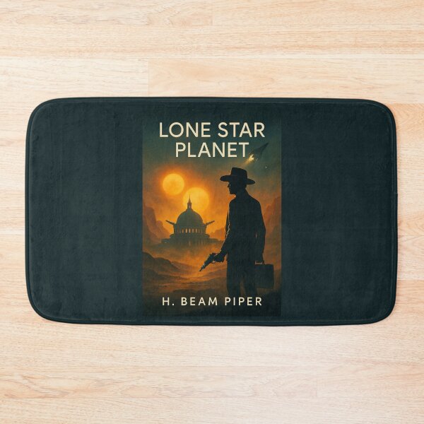 Item preview, Lone Star Planet — Retro Sci-Fi Western Book Cover designed and sold by VoglR.
