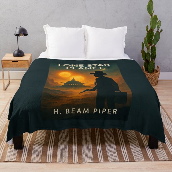 Item preview, Lone Star Planet — Retro Sci-Fi Western Book Cover designed and sold by VoglR.