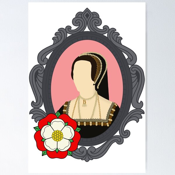 Item preview, Queen Tudor Anne Boleyn Silver Frame designed and sold by FreeOrca.
