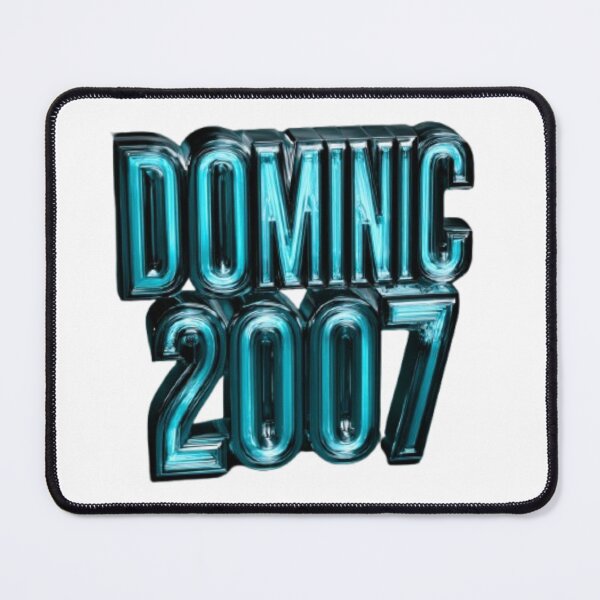 Item preview, Dominic 2007 Vintage Birthday Name Retro Blue Design designed and sold by AlexLineArt.