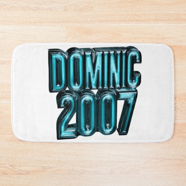 Item preview, Dominic 2007 Vintage Birthday Name Retro Blue Design designed and sold by AlexLineArt.
