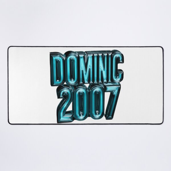 Item preview, Dominic 2007 Vintage Birthday Name Retro Blue Design designed and sold by AlexLineArt.