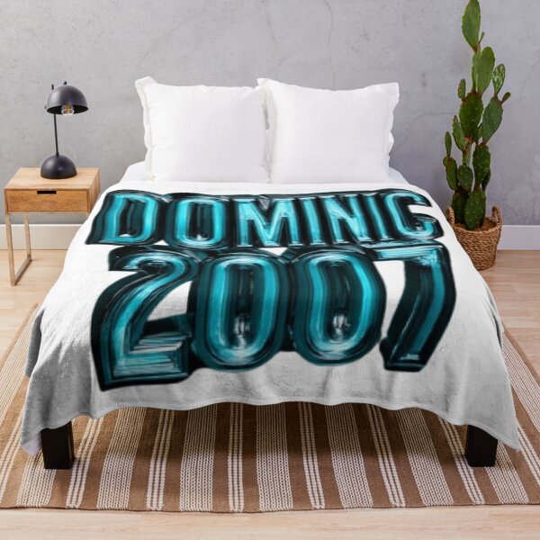 Item preview, Dominic 2007 Vintage Birthday Name Retro Blue Design designed and sold by AlexLineArt.
