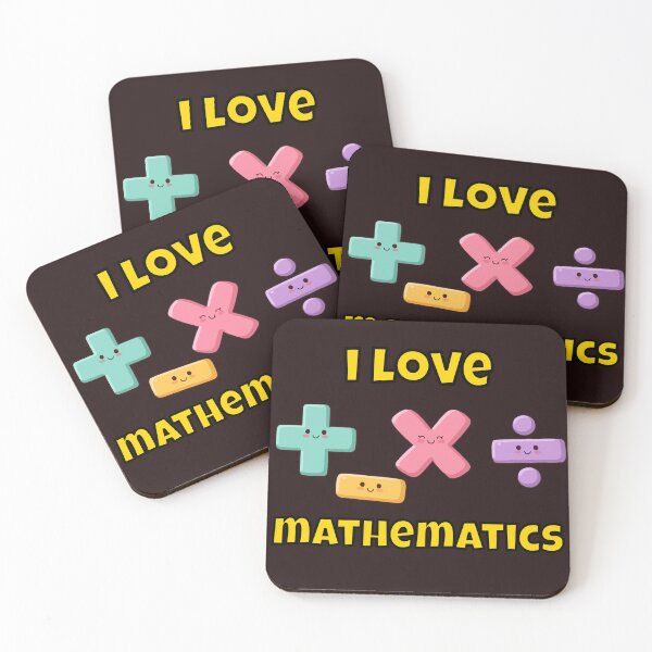 Item preview, Cute Maths Crush – I Love Mathematics designed and sold by Latitude 1°N.