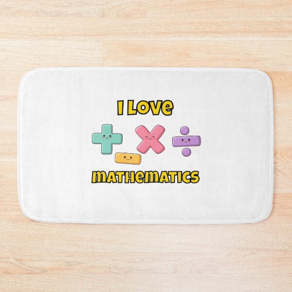 Item preview, Cute Maths Crush – I Love Mathematics designed and sold by Latitude 1°N.