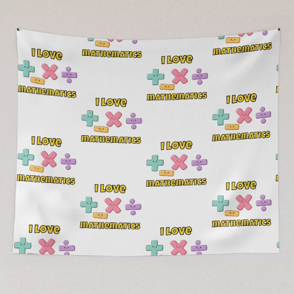 Item preview, Cute Maths Crush – I Love Mathematics designed and sold by Latitude 1°N.