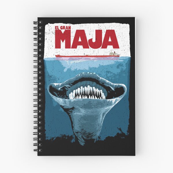 Item preview, El Gran Maja Jaws distressed designed and sold by Power Up Prints.