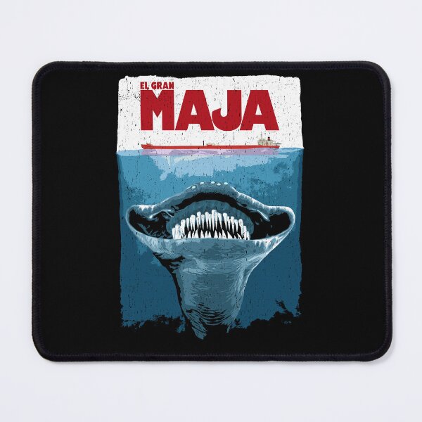 Item preview, El Gran Maja Jaws distressed designed and sold by Power Up Prints.