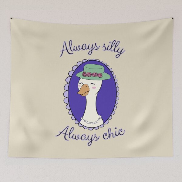 Item preview, Always Silly Always Chic designed and sold by HugSomeNettles.