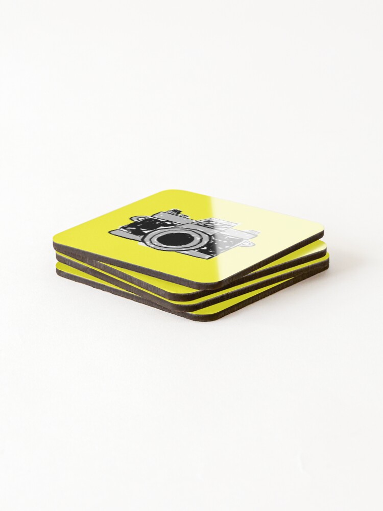 Thumbnail 4 of 5, Coasters (Set of 4), Camera designed and sold by Rouj-Designs.