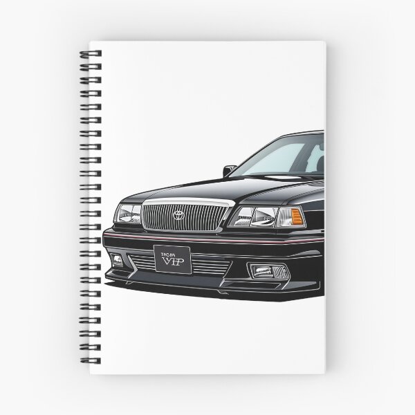 Item preview, Black Toyota Crown VIP Style Japanese Luxury Car Sticker designed and sold by PalmixArt.