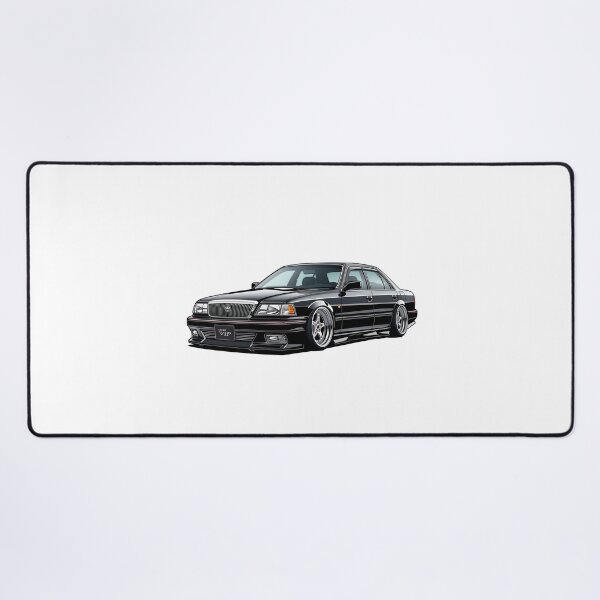 Item preview, Black Toyota Crown VIP Style Japanese Luxury Car Sticker designed and sold by PalmixArt.