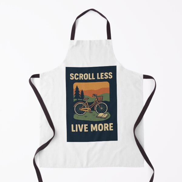 Item preview, Scroll Less, Live More – Vintage Nature Escape designed and sold by ArminGreen.