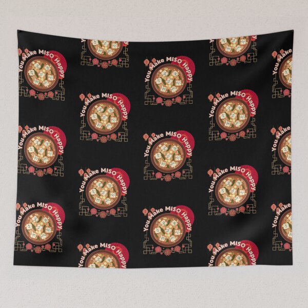 Item preview, Asian Food Pun Miso Soup Valentine designed and sold by Life Is Beautiful.