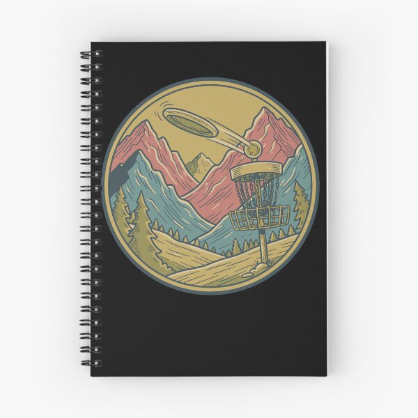 Item preview, Mountain Disc Golf Scene Flying Disc Basket designed and sold by LuminOrb.