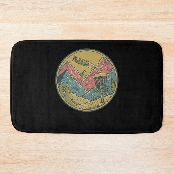 Item preview, Mountain Disc Golf Scene Flying Disc Basket designed and sold by LuminOrb.