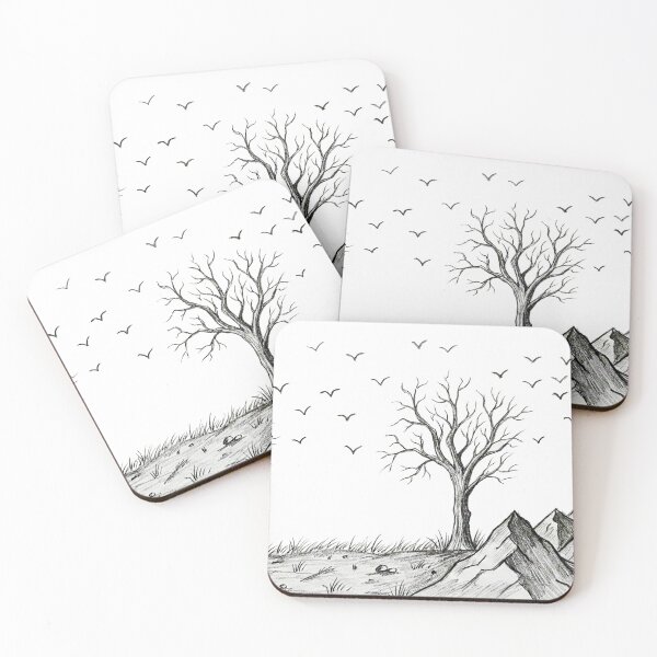 Item preview, Moonlit Mountains: Aser’s Sketch designed and sold by Tamer ⭐⭐⭐⭐⭐.